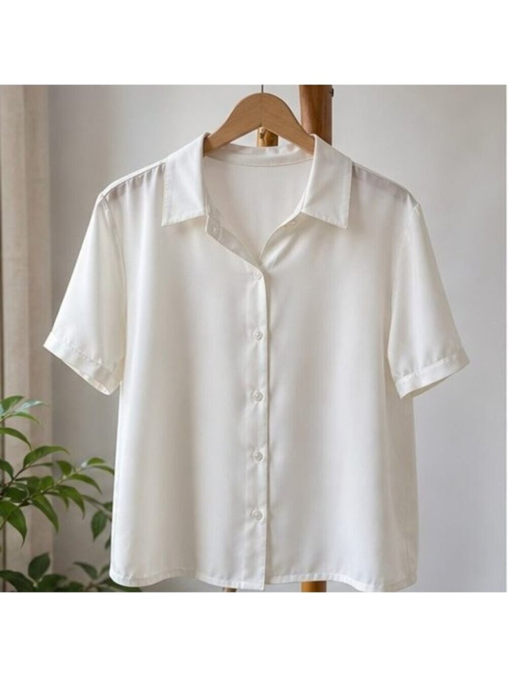 Ivory Peplum Top